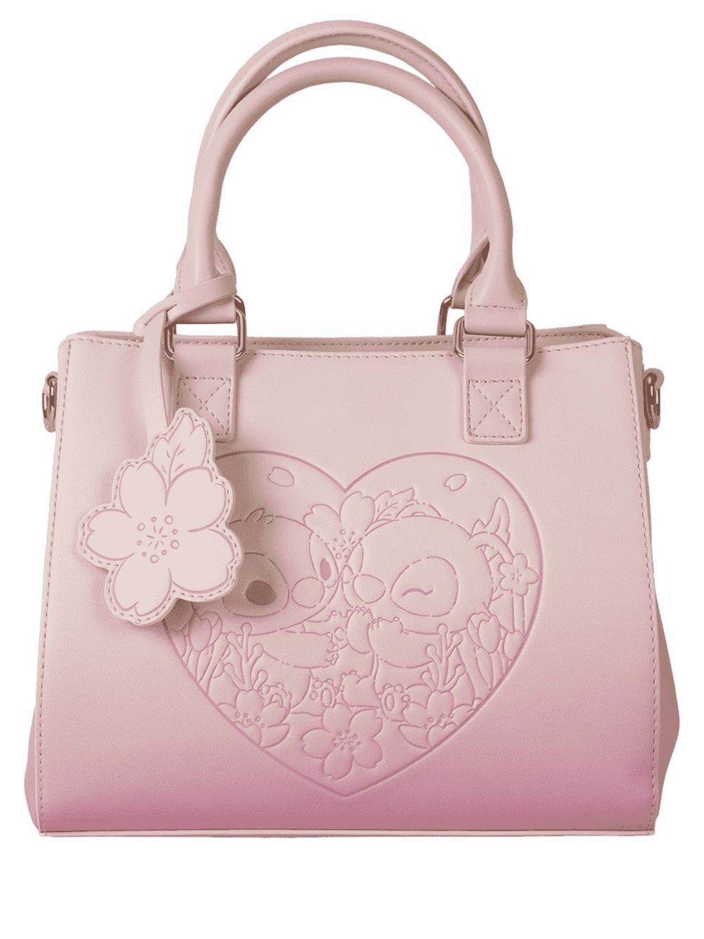 Disney x Loungefly Lilo and Stitch White to Pink Ombre Bag